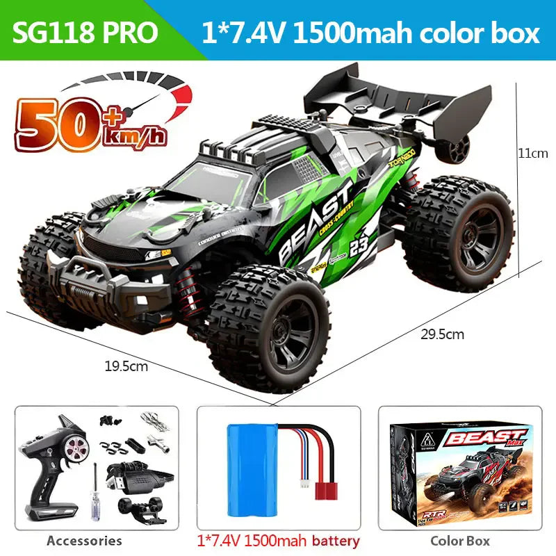 High-Speed 2WD RC Off-Road remote control car